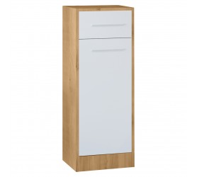 Szafka łazienkowa niska SLIM SL3 dąb artisan / biały