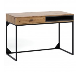 Biurko OLIVIER OE01 dąb artisan / czarny