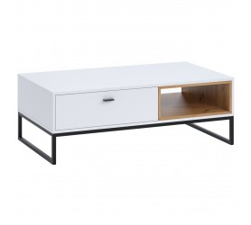 Ława OLIVIER OE05 biały / dąb artisan
