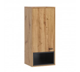 Szafka wisząca OLIVIER OE10 dąb artisan / czarny