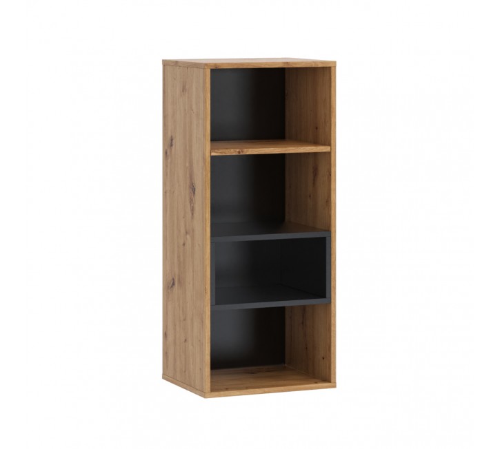 Szafka wisząca OLIVIER OE12 dąb artisan / czarny	