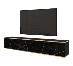 Szafka RTV ARA 175 czarny marmur