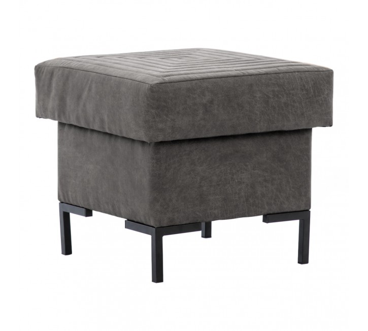 Pufa SELVA B manila dark grey czarny