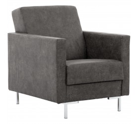 Fotel SELVA A manila dark grey chrom