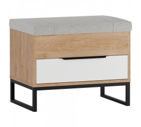 Kufer LANDO 04 hikora / biały