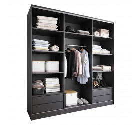 Szafa otwarta MERV K3 200 czarna