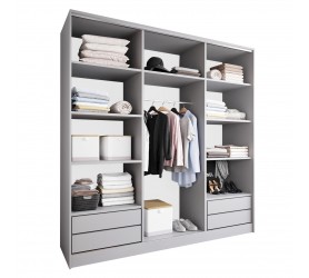 Szafa otwarta MERV K3 200 szara