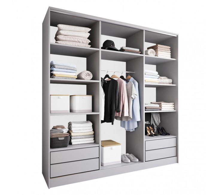 Szafa otwarta MERV K3 200 szara