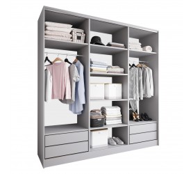 Szafa otwarta MERV K4 200 szara