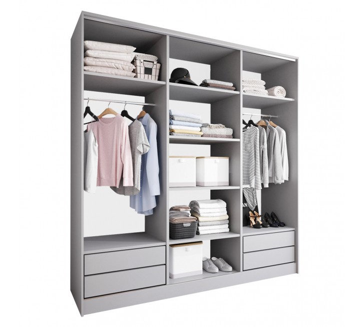 Szafa otwarta MERV K4 200 szara