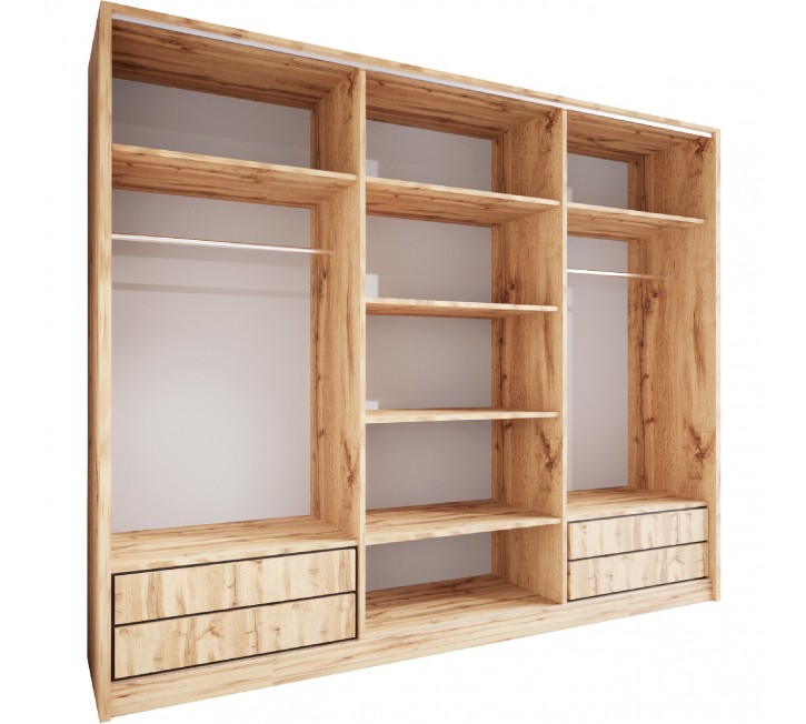 Szafa otwarta MERV K4 270 dąb wotan