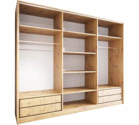 Szafa otwarta MERV K4 270 dąb artisan