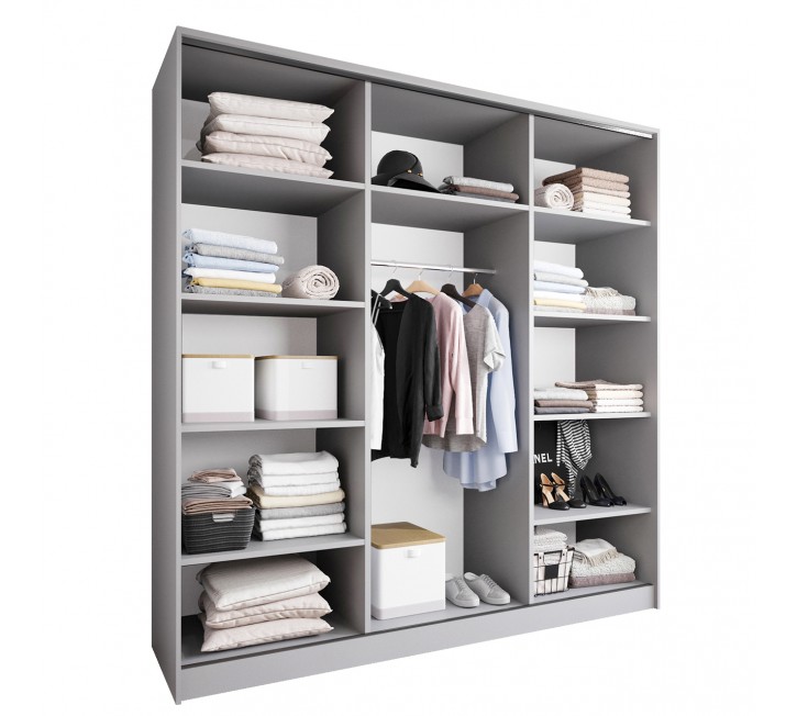 Szafa otwarta MERV K5 200 szara