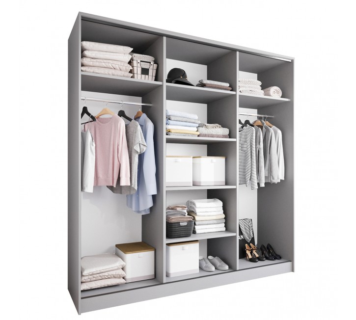 Szafa otwarta MERV K6 200 szara