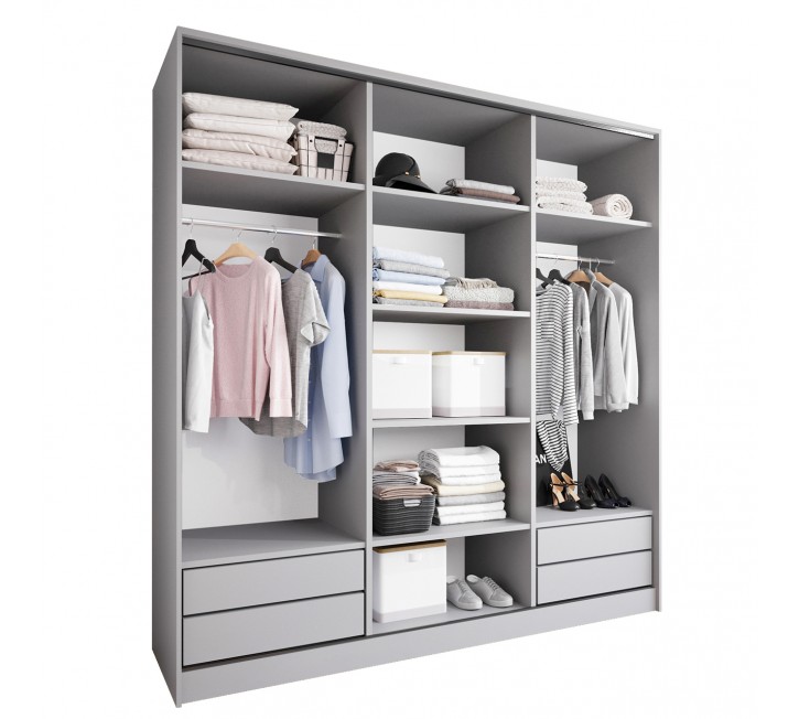 Szafa otwarta MERV K8 200 szara