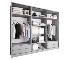 Szafa otwarta MERV K8 250 szara