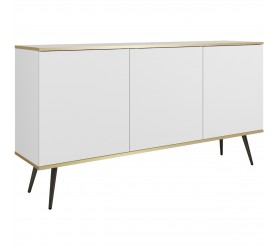 Komoda ARA K160 biały + czarny