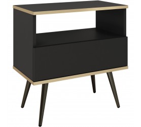 Stolik nocny ARA S54 czarny