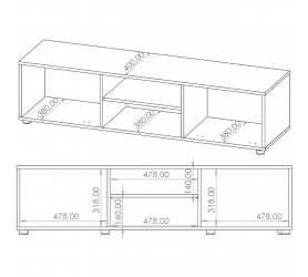 Komoda RTV MAXIS 09 dąb artisan