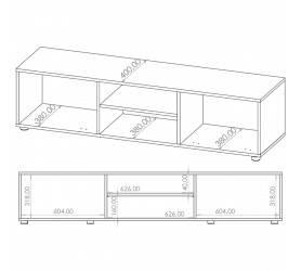 Komoda RTV MAXIS 10 dąb artisan