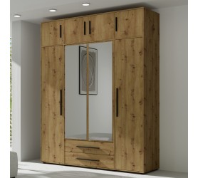 Szafa z lustrem MAXIS 13 dąb artisan