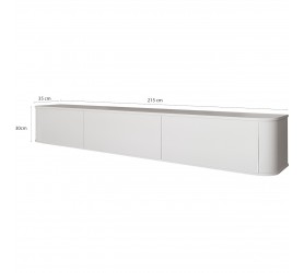 Komoda RTV AZELIO 215 biały