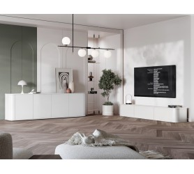 Komoda RTV AZELIO 215 biały
