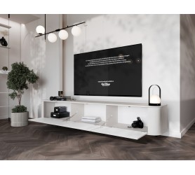 Komoda RTV wisząca AZELIO 215 biały