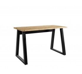 Biurko LOFT czarny/artisan