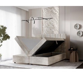 Otwarte pojemniki na pościel łóżka Alfa