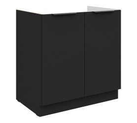 Szafka pod zlew 80cm Nela 01 czarna