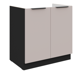 Szafka pod zlew 80cm Nela 01 czarny/kaszmir