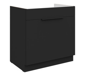 Szafka pod zlew z szufladą 80 cm Nela 02 czarna