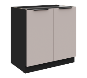 Szafka dolna 80 cm Nela 03 czarny / kaszmir
