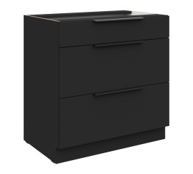 Szafka z szufladami 80 cm Nela 04 czarna