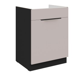 Szafka pod zlew z szufladą 60 cm Nela 05 czarny / kaszmir