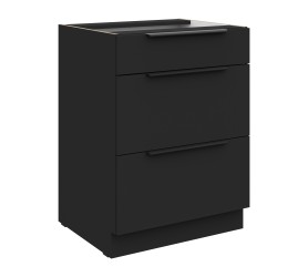 Szafka z szufladami 60 cm Nela 08 czarna