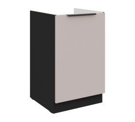 Szafka dolna pod zlew 50 cm Nela 09 czarny / kaszmir