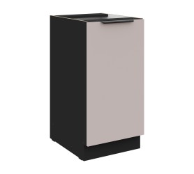 Szafka dolna 40 cm Nela 12 czarny / kaszmir