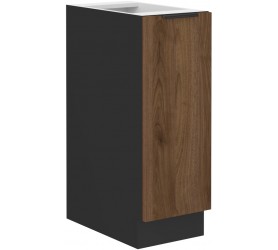 Szafka dolna CARGO 30 cm Nela 13 czarny / orzech okapi