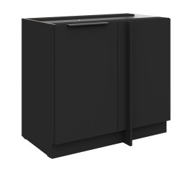 Szafka dolna narożna 105 cm Nela 15 czarna