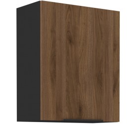 Szafka górna 60 cm Nela 25 czarny / orzech okapi