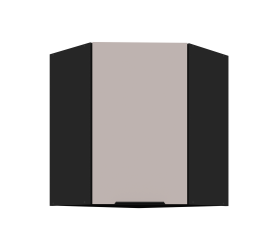 Szafka górna narożna 60 cm Nela 27 czarny / kaszmir