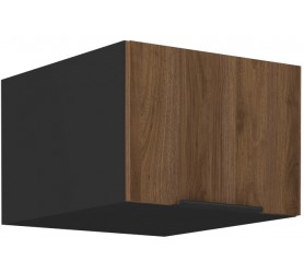 Szafka górna 50 cm Nela 32 czarny / orzech okapi