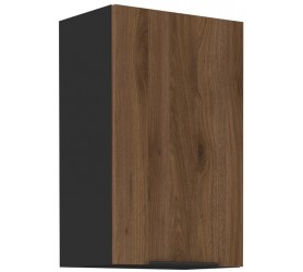 Szafka górna 45 cm Nela 35 czarny / orzech okapi