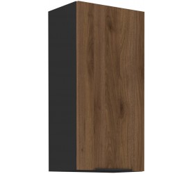 Szafka górna 45 cm Nela 36 czarny / orzech okapi