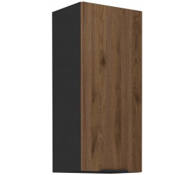 Szafka górna 40 cm Nela 40 czarny / orzech okapi