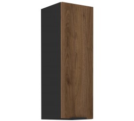 Szafka górna 30 cm Nela 42 czarny / orzech okapi