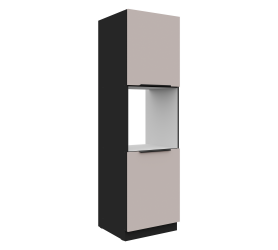 Szafka pod zabudowę piekarnika 60 cm Nela 46 czarny / kaszmir