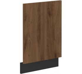 Front do zmywarki 45 cm Nela 59 czarny / orzech okapi